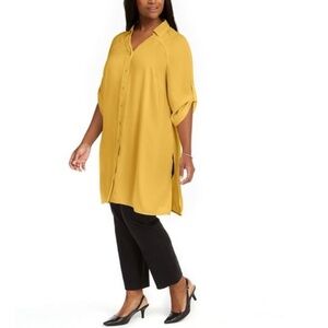 Alfani Roll-Tab Tunic Shirt